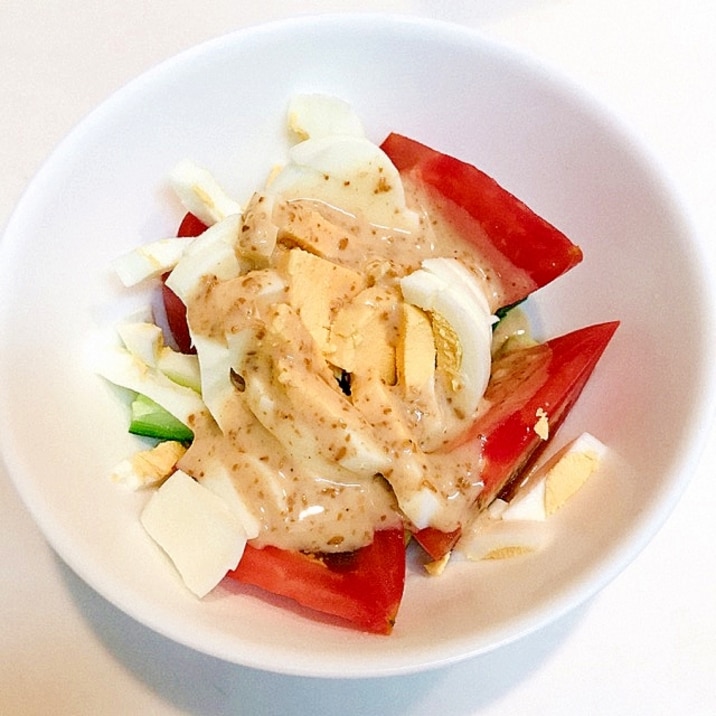 簡単朝ごはんに きゅうりとトマトとゆで卵のサラダ レシピ 作り方 By えだ豆カシューナッツ 楽天レシピ 簡単朝ごはんに きゅうりとトマトとゆで卵のサラダ レシピ 作り方 By えだ豆カシューナッツ 楽天レシピ